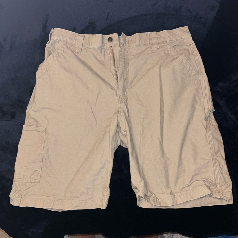 Carhartt Men's Beige Cargo Shorts